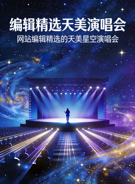 编辑精选天美演唱会海报：网站编辑精选的天美星空演唱会