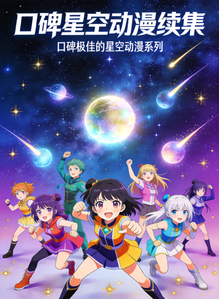 口碑星空动漫续集海报：口碑极佳的星空动漫系列续集