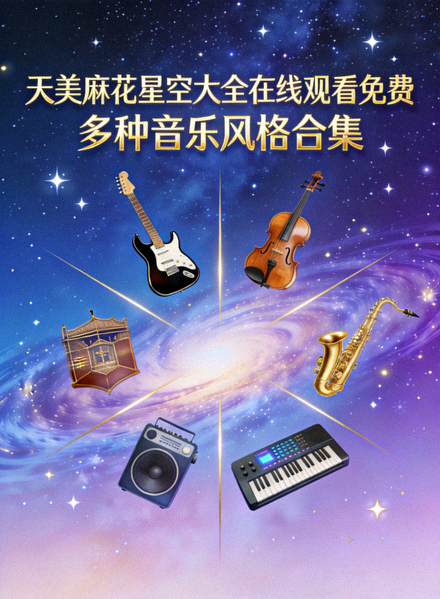 天美麻花星空大全在线观看免费海报：多种音乐风格合集封面