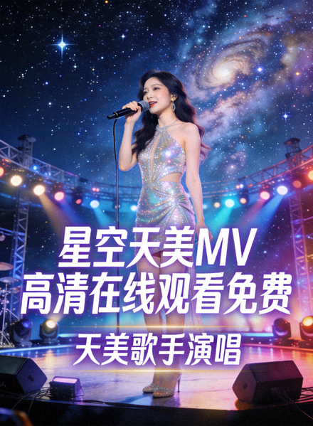 星空天美MV高清在线观看免费海报：天美歌手在星空舞台演唱
